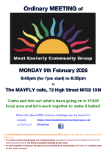 MEC poster advertising meeting